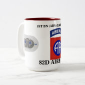 1/325 TASSE de l'INFANTERIE 82D ABN (Devant gauche)