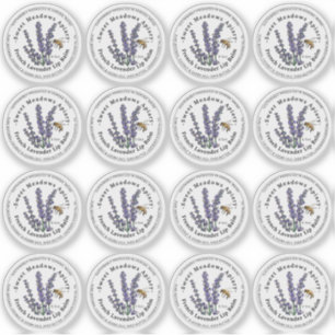 1,33-inch lip Balm 0,5 oz label voor metalen conta