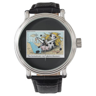 1/3 Sirène 1/2 Vache Moomaid Funny Montre Unisex