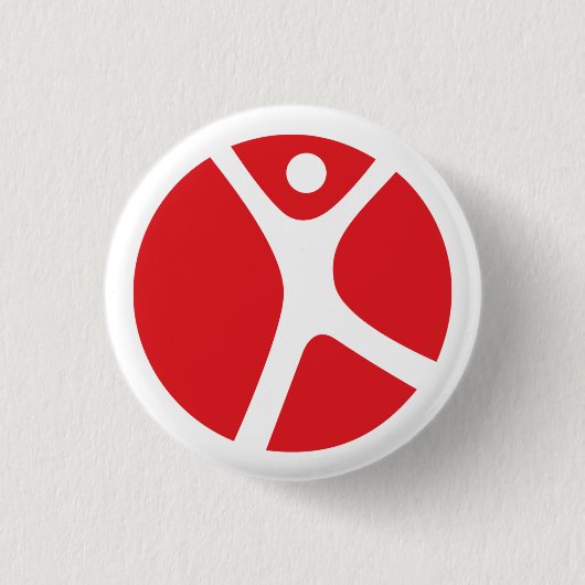 1/4-inch Button voor Solo-reizigers (Voorkant)