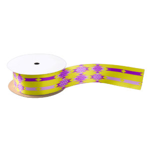 1.5 Inch Desert Diamonds op Geel Lint