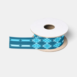 1.5 Inch Desert Diamonds op Ocean Blue Lint