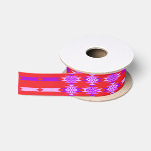 1.5 Inch Desert Diamonds op Rood Lint