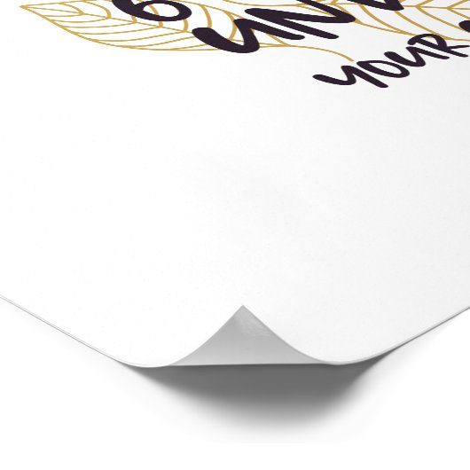 1,5 m of meer poster (Hoek)