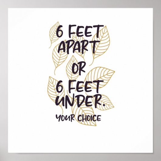 1,5 m of meer poster (Voorkant)