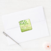 1,5 po² Branches feuillues Mariage Favor Sticker (Enveloppe)