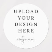 1,5" ronde waterdichte vinyl Sticker (Design 1)