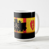 1/5th Tasse de ruban de service du Vietnam (Devant droit)