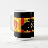 1/5th Tasse de ruban de service du Vietnam (Devant gauche)