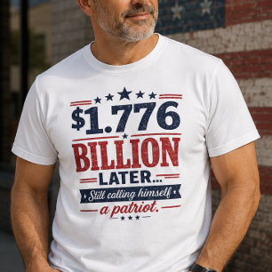 1,776 miljard Later Patriot T-shirt
