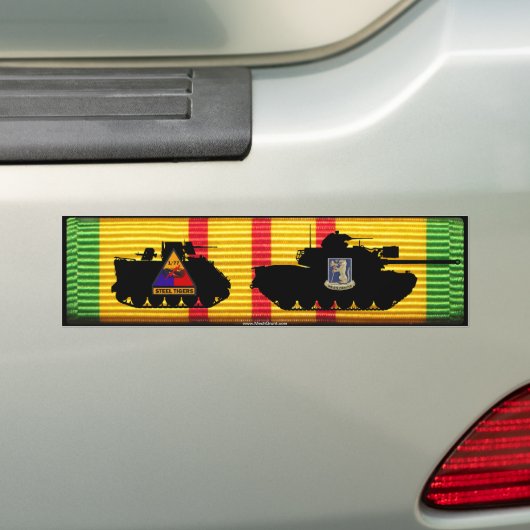 1/77e Armor M48A3 en M113 VSM Bumpersticker (Op auto)