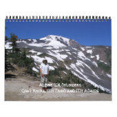 1, Alpiene Wildflower Goat Rocks, Mt Hood en M... Kalender (Hoes)