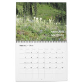 1, Alpiene Wildflower Goat Rocks, Mt Hood en M... Kalender (Feb 2026)