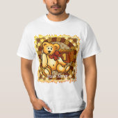 1 an Bloc d'anniversaire Ours T-shirts d'anniversa (Devant)