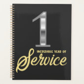 1 an de service 1er anniversaire d'employé (Devant)