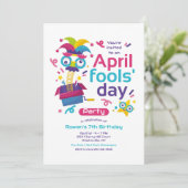 1 april-feest kaart (Staand voorkant)