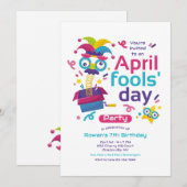 1 april-feest kaart (Voorkant / Achterkant)