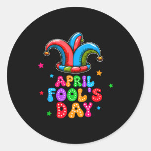 1 april grap grap grap grap cadeau ronde sticker