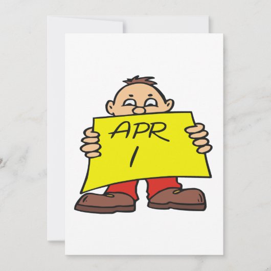 1 april kaart (Voorkant)