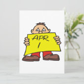 1 april kaart (Staand voorkant)