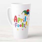 1 aprilgrap latte mok (Linkerhoek)