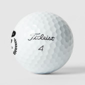 #1 Balles de Golf Papa - Meilleur Cadeau Personnal (Logo)