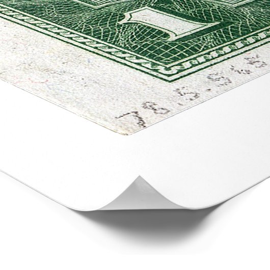 1 Bankbiljet Silver Certificate 1923 Poster (Hoek)