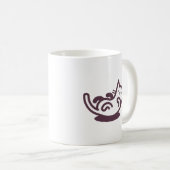 #1 Belly Tickler (wit) Koffiemok (Voorkant rechts)