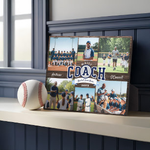 #1 Beste Coach Team Fotocollage Waarderingsgeschen Fotoplaat
