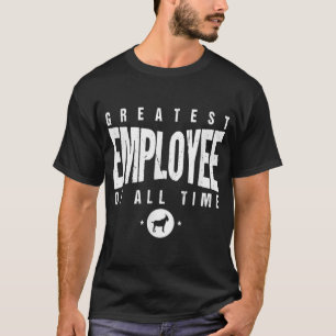 1 Beste werknemer aller tijden 1 werknemer T-shirt