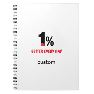 1% Beter Elke Dag – Dagelijkse Motivatie voor Voor Notitieboek