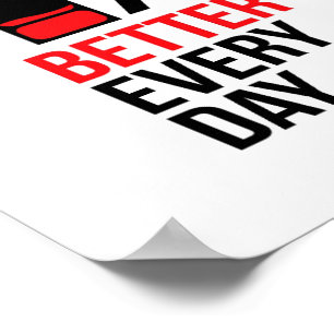 1% Beter Elke Dag Poster