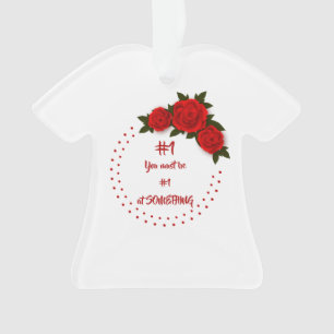 #1 bij iets Comous Ornament