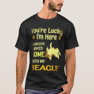 1 Bleef thuis met mijn Beagle T-shirt