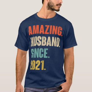 1 bruiloft animous Gift Him Amazing Husband Sin T-shirt