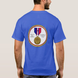 1 CAMPAIGN STAR KOSOVO WAR VETERAN T-SHIRT
