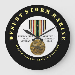 1 CAMPAIGN STAR PERSIAN GULF WAR VETERAN GROTE KLOK