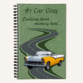 #1 Car Guy Carnet de voiture classique (Recto)