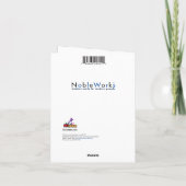 1 Carte d'anniversaire adorable - Giraffes Cool (Dos)