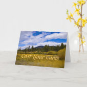 1 carte d'encouragement de 5:7 de Peter (Fleur jaune)