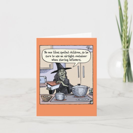 1 Carte d'Halloween amusante - Enfants gâtés (Devant)