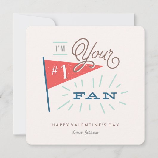 #1 Carte Fan Valentine's Day (Devant)