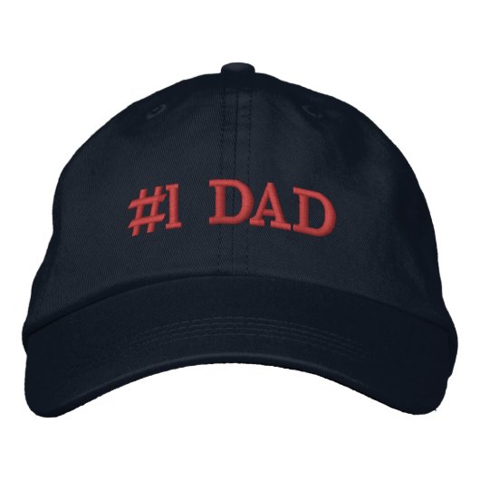#1 Casquette papa | Don du jour du père (Devant)