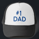 #1 Casquette papa-Fête des pères<br><div class="desc">Un cadeau parfait pour la Fête des pères. Tous les papas devraient savoir qu'ils sont #1 !</div>