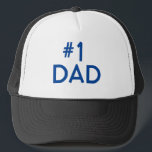 #1 Casquette papa-Fête des pères<br><div class="desc">Un cadeau parfait pour la Fête des pères. Tous les papas devraient savoir qu'ils sont #1 !</div>