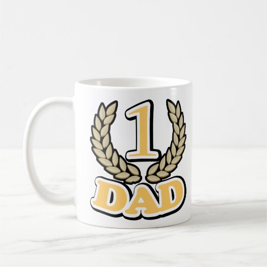 #1 CHAMPION Pap koffie mok kop (Links)