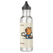 1. Coffee Break Capybara Bottle Waterfles (Rechts)