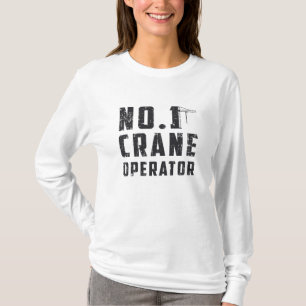 1 Constructieplaats voor kraanarbeiders T-shirt