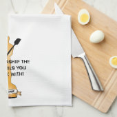 "#1 Cook - Wij zijn de gereedschap waarmee u hebt  Theedoek (Quarter Fold)