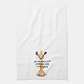 "#1 Cook - Wij zijn de gereedschap waarmee u hebt  Theedoek (Verticaal)